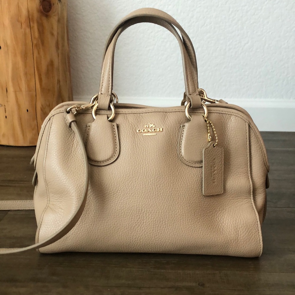 New nude coach handbag!